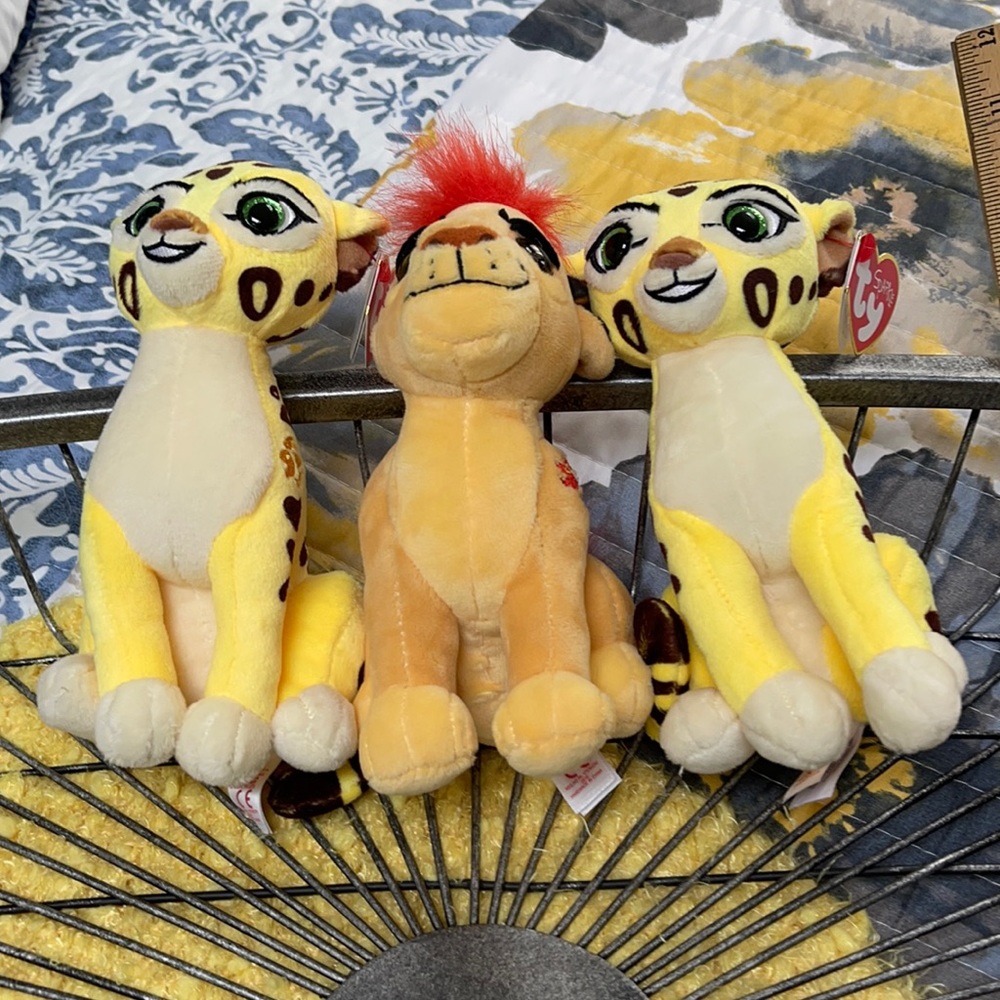 3 like new TY Disney